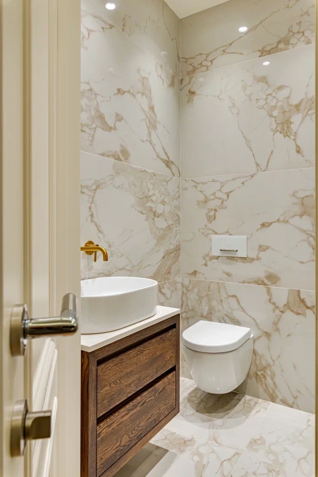 Подвесная тумба под раковину для ванной комнаты из дерева