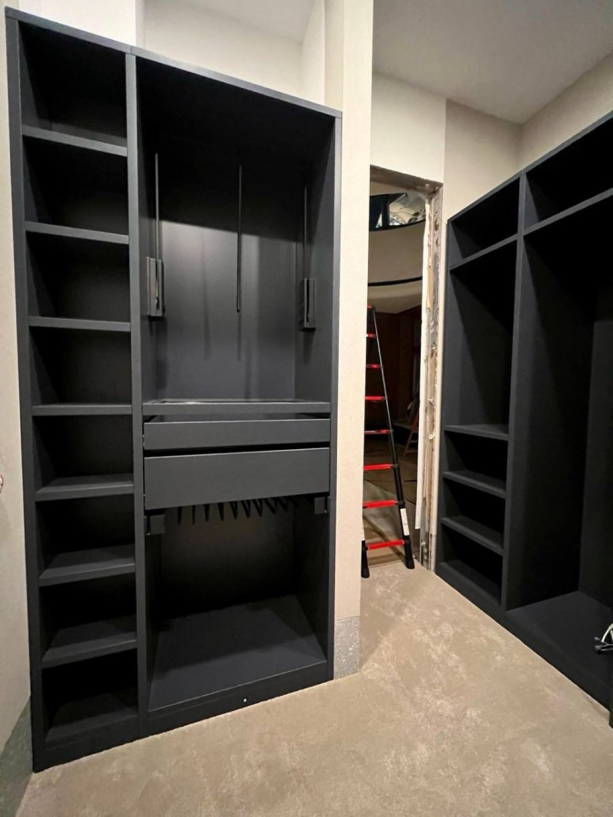 Гардеробная на заказ в Москве из ЛДСП