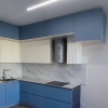 Угловая кухня с HPL фасадами из пластика в Балашихе