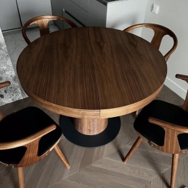 Раздвижной деревянный кухонный стол - стильное и функциональное решение для вашего интерьера. Про...