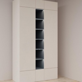 Современный шкаф с подсветкой: элегантный дизайн, высококачественные материалы и функциональные о...