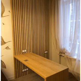 Столешница МДФ в шпоне Дуба 40мм. Цена за 1м2.
