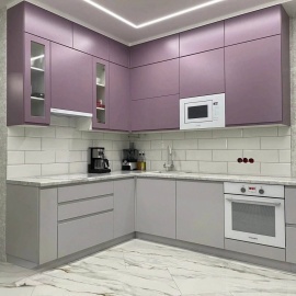 Современная и надёжная кухня с корпусом из ЛДСП 16 Kronospan, матовыми фасадами МДФ Эмаль (Матова...