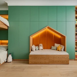 Многофункциональный детский шкаф-домик с системой хранения. Идеален для организации пространства ...