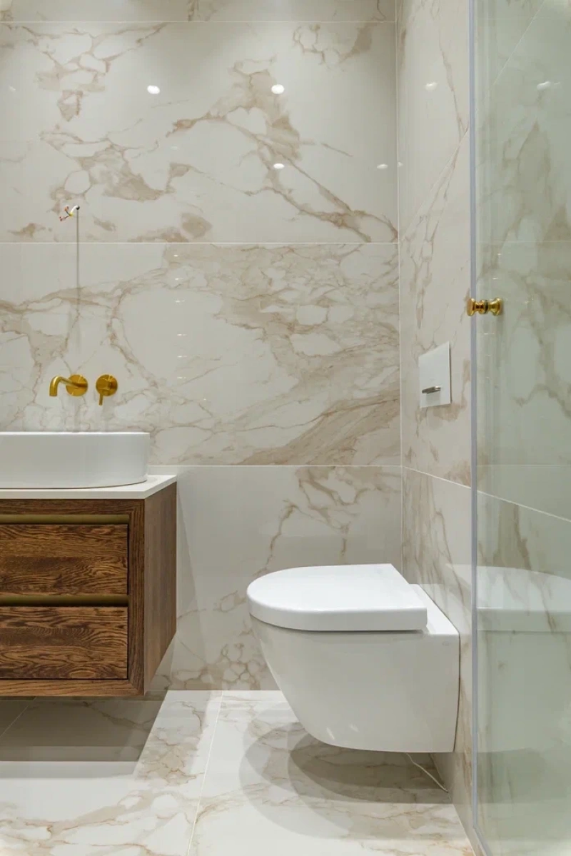 Подвесная тумба под раковину для ванной комнаты из дерева